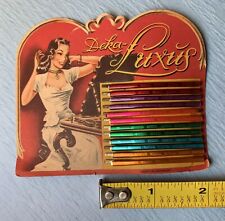 Vintage 1930s Deka Luxus Hair pins On Display Card Germany  NOS multicolored picture