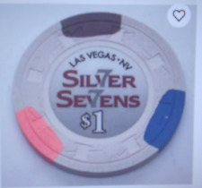 Silver Sevens Las Vegas Casino $1  Chip from live game. picture