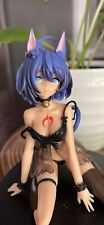 Ecchi Figure Flore Sheer Anime Figure Sexy Kitty Ears And Tail W. Babydoll Nobox picture