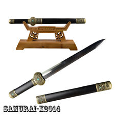 famous Chinese Jinlan Jian folded steel blade orchid fitting sword of friendship picture