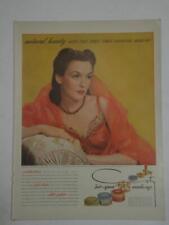 Magazine Ad* - 1942 - Coty Cosmetics- World War II - Air-Spun - Kay Hernan picture