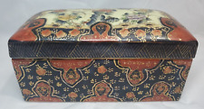 Vintage Hand Painted Chinese Porcelain Dresser Box Jewelry Box Beautiful picture