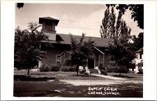 Real Photo Postcard Baptist Church in Chenoa, Illinois picture