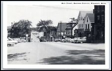 Postcard Main Street, Business District, Wiscasset, Maine   F76 picture