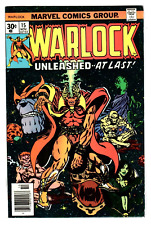 WARLOCK #15 Marvel Comics 1976 Fine 6.0 Starlin Art, Thanos picture