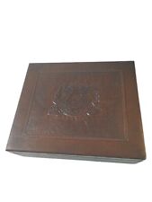 Philip Morris & Co Embossed Cigar Box, Covered in Embossed Leather 10