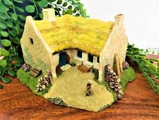 Thatched Roof Cottage Resin Unmarked Miniature Collection 2lb 9oz Woodland Home picture