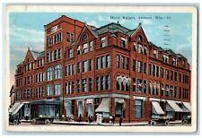 1939 Hotel Knight & Restaurant Classic Cars Guests Ashland Wisconsin WI Postcard picture