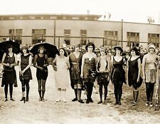 1923 Bathing Beauty Contest, Galveston, TX #3 Old Photo 8.5