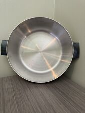 Vintage Stainless Steel Cooking Pot with Dual Handles picture