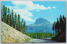 Vintage Postcard - Chief Mountain - Waterton Lakes National Park- Alberta Canada picture