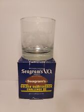 Seagram's V.O. Golden Quarterback Challenge Glass - New in Box picture