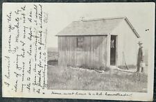 Harrold South Dakota Homesteader Real Photo Postcard. RPPC. 1906. Vintage picture