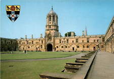 Oxford, Christ Church, architecture, history, Great Quad, Tom Tower, Postcard picture