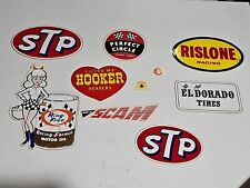 Lot Of Vintage Racing/Automotive Stickers And Decals Lot Of 10 picture