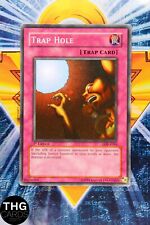 Trap Hole LOB-E046 1st Edition Super Rare Yugioh Card picture
