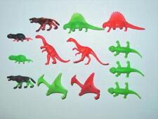 (13) MPC / Marx 1970s : Red / Green Prehistoric Dinosaur Playset Figures picture