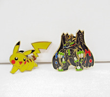 Pokemon Pins - Set Of 2 - Zygarde Complete Form - Pikachu - Official - Enamel picture