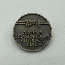 Vtg Wendy's Advertising Lapel Pin Aint No Reason To Go Anyplace Else Burgers  R1 picture