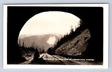 VINATAGE ENTRANCE TO EAST END OF CONNAUGH TUNNEL RPPC POSTCARD HO picture