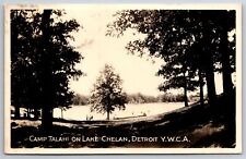 Detroit Michigan~Lake Chelan~Camp Talahi~Detroit YWCA~1934 RPPC picture
