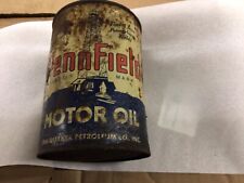 Vintage PennField Quart Motor Oil Can picture