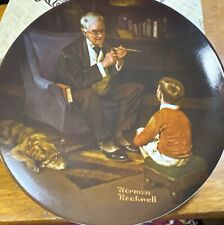 Norman Rockwell Vintage 1982 Collector Plate The Tycoon Knowles Limited Edition picture