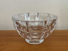 Vintage Orrefors Crystal Heavy Round Footed Centerpiece Bowl, 9 1/2