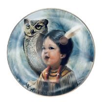 Gregory Perillo Pride Of America's Indians Series: Small & Wise 1986 Boy & Owl picture
