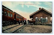 D&H Delaware & Hudson Train Railroad Station Depot Esperance NY Schoharie Co. G4 picture
