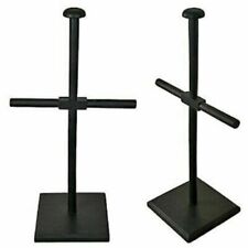 Wooden Display Stand for Medieval Style Roman Body Armor Helmet BlackX-mas Gift picture
