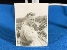 Soldier & City View WWII Occupation Japan Tokyo US Army 33rd Division Photo picture