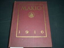1916 MAKIO THE OHIO STATE UNIVERSITY YEARBOOK - BUCKEYES FOOTBALL - YB 1751 picture