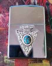 1996 Zippo Arrowhead Turquoise sealed picture
