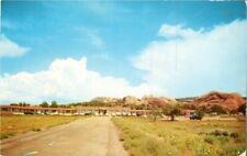 New Mexico 1950s Navajo Tribe run Gallup Window Rock Lodge  route 666 postcard picture
