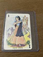 VINTAGE DISNEY 1938 CASTELL SNOW WHITE SHUFFLED SYMPHONIES CARD GAME CARD picture