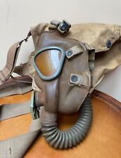 RARE Pre- WWII US Army Brown M1VA2 Service Gas Mask By Firestone Made August '41 picture