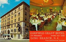 1964 NJ Long Branch Garfield Grant Hotel Int & Ext Mint postcard A72 picture