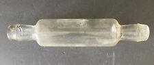 Glass Rolling Pin W #5 Overall Length is 14 inch No Cork Vintage picture