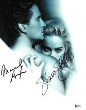 Michael Douglas Sharon Stone Signed Autograph Basic Instinct 11X14 Photo Beckett picture