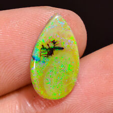 Natural STERLING MONARCH OPAL 01.35Cts. Pear Cabochon Loose Gemstone picture