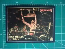 1994 Argentina Rock MUSIC CARD ULTRA FIGUS MEGADETH NICK MENZA  picture