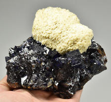 Fluorite, Barite, Calcite, Sphalerite - Elmwood Mine, Smith Co., Tennessee picture