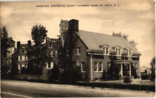 Burlington County Children's Home Dormitory Mt Holly NJ Antique Postcard 1940s picture