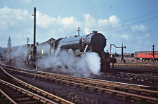 60071 TRANQUIL as built,@ Darlington shed,& BR Standard 77XXX also seen Apr-57 B picture