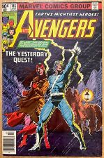 Avengers #185 (Marvel 1979) Origin of Quicksilver & Scarlet Witch - Newsstand Ed picture