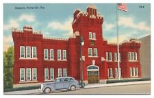 Vintage Armory Pottsville Pennsylvania PA Postcard Unposted Linen PV6 picture