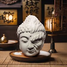 Unique Handcrafted Buddha and Demon Dual-Faced Statue picture