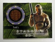 Teal'c Christopher Judge Stargate SG1 Season 8 Costume Wardrobe Relic Card C31 picture