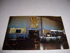 1950s TERMINAL LOBBY, AMON CARTER FIELD AIRPORT FORT WORTH TEXAS VTG POSTCARD picture